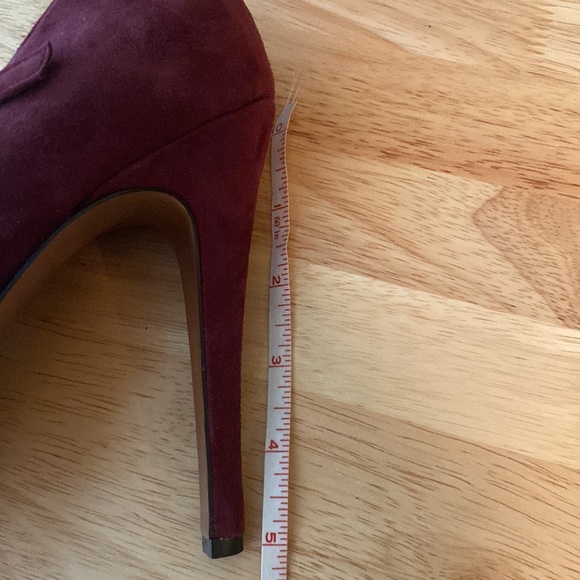 BCBG Suede Leather Platform MaryJane Paulie Heels - Picture 13 of 14